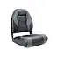 Titan Marine High Back Folding Boat Chair Black/Steelecoal Grey