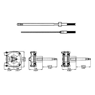 Ultraflex M66 control cable
