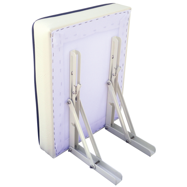 Allpa Folding wall seat Kos, including supports, white