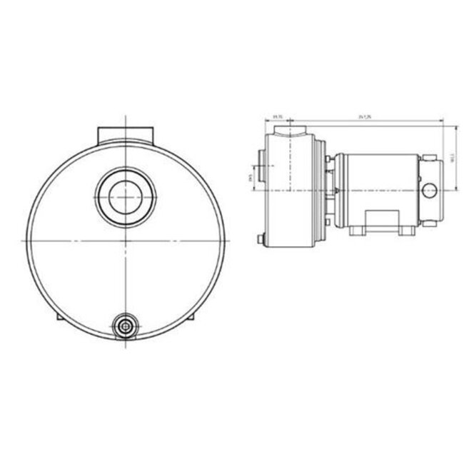 Rheinstrom Rheinstrom deck wash pump 6E 24 Volt bronze