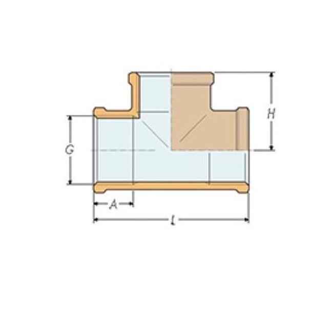 Guidi Guidi T-piece bronze 3/8"