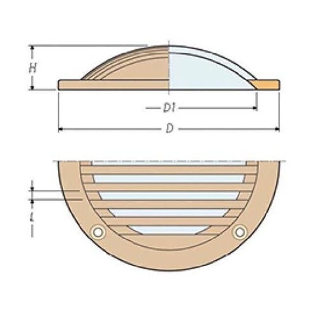 Guidi Guidi Basket ø 60 mm for through-hull fitting