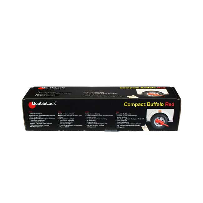 Doublelock Doublelock Compact Buffalo RED SCM Wheel Clamp