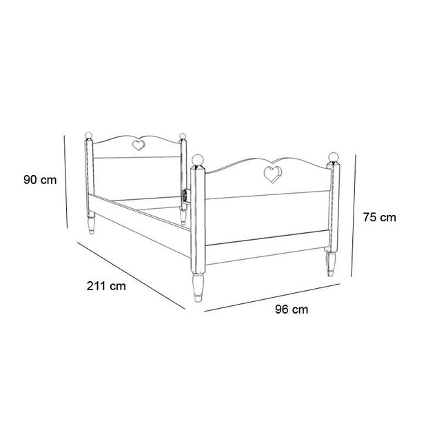 Lilli Furniture Kinderbed Emma