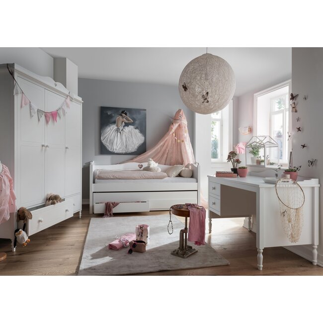 Lilli Furniture Bedbank Emma met slaap- en opberglades 90x200