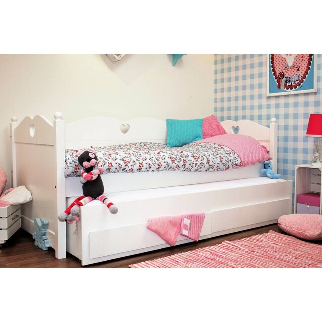 Lilli Furniture Bedbank Emma met slaap- en opberglades 90x200