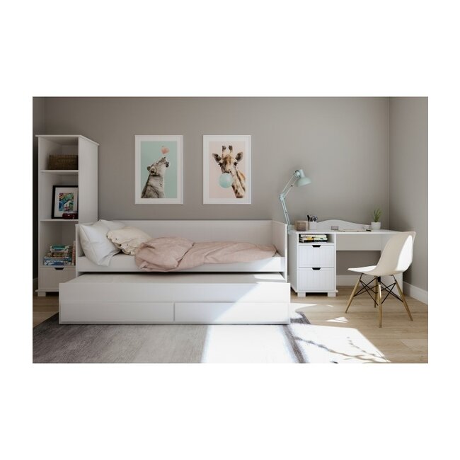 Lilli Furniture Bedbank Nanne met slaap- en opberglades