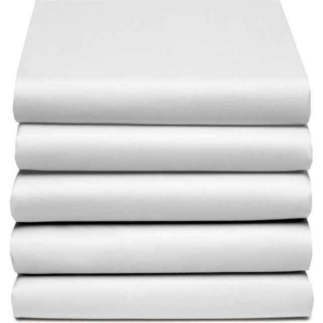 Lilli Kids Hoeslaken Lilli Kids  - eenpersoonsmaat - 100% Katoen - wit