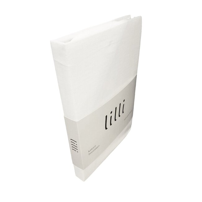 Lilli Kids Hoeslaken Lilli Kids  - eenpersoonsmaat - 100% Katoen - wit