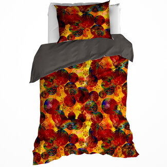 DWL Dekbedovertrek  aurora summer fig 140x200/220+60x70