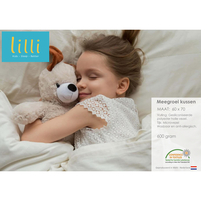 Lilli Kids Meegroeikussen Lilli met navulling