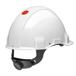 3M™ Hard Hat, Uvicator, Pinlock, Non vented, Dielectric 1000V with logo