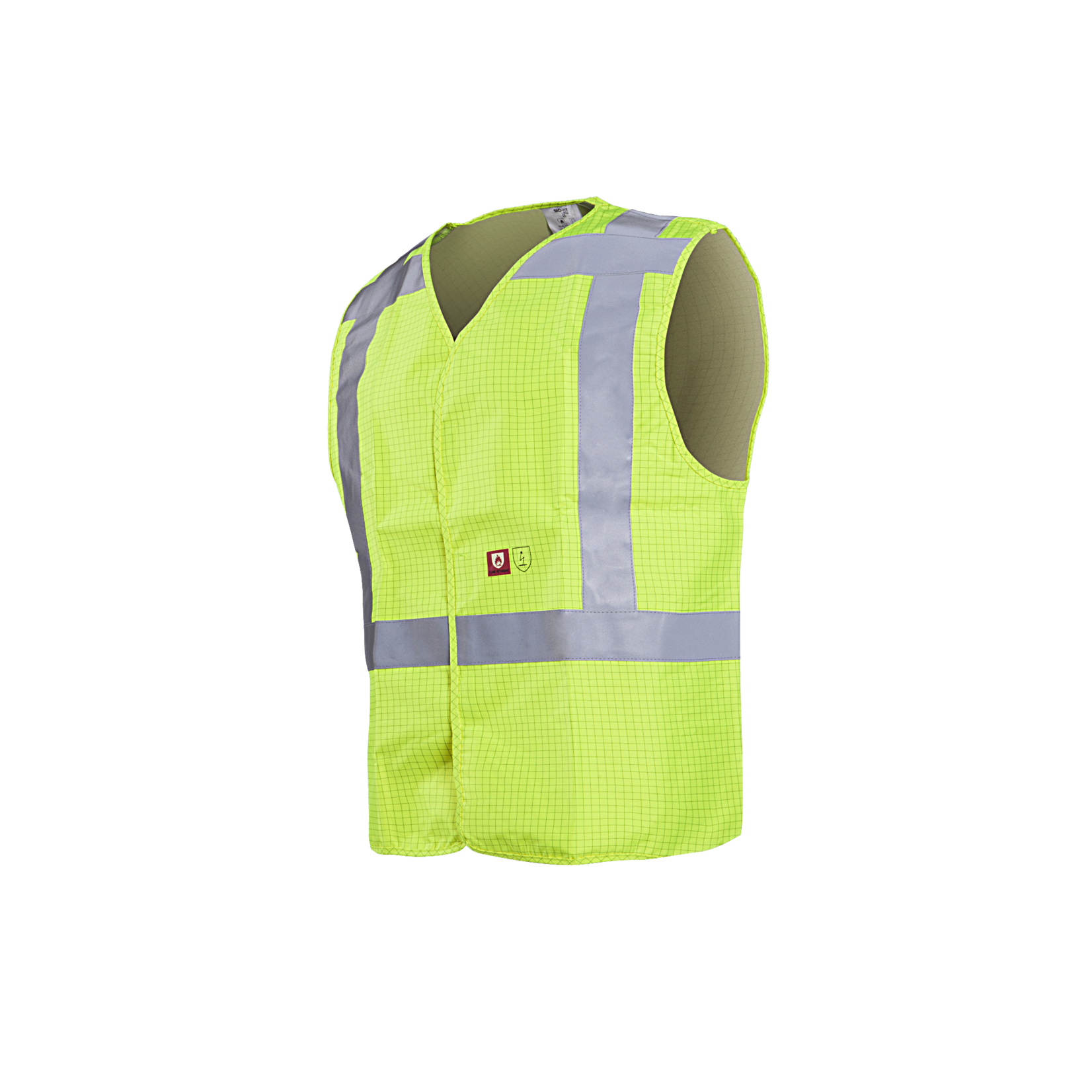 Sioen Raufar Flame retardant and anti-static hi-vis waistcoat
