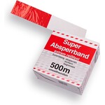 Barrier tape polyethylene 80 mm wide red/white 500M