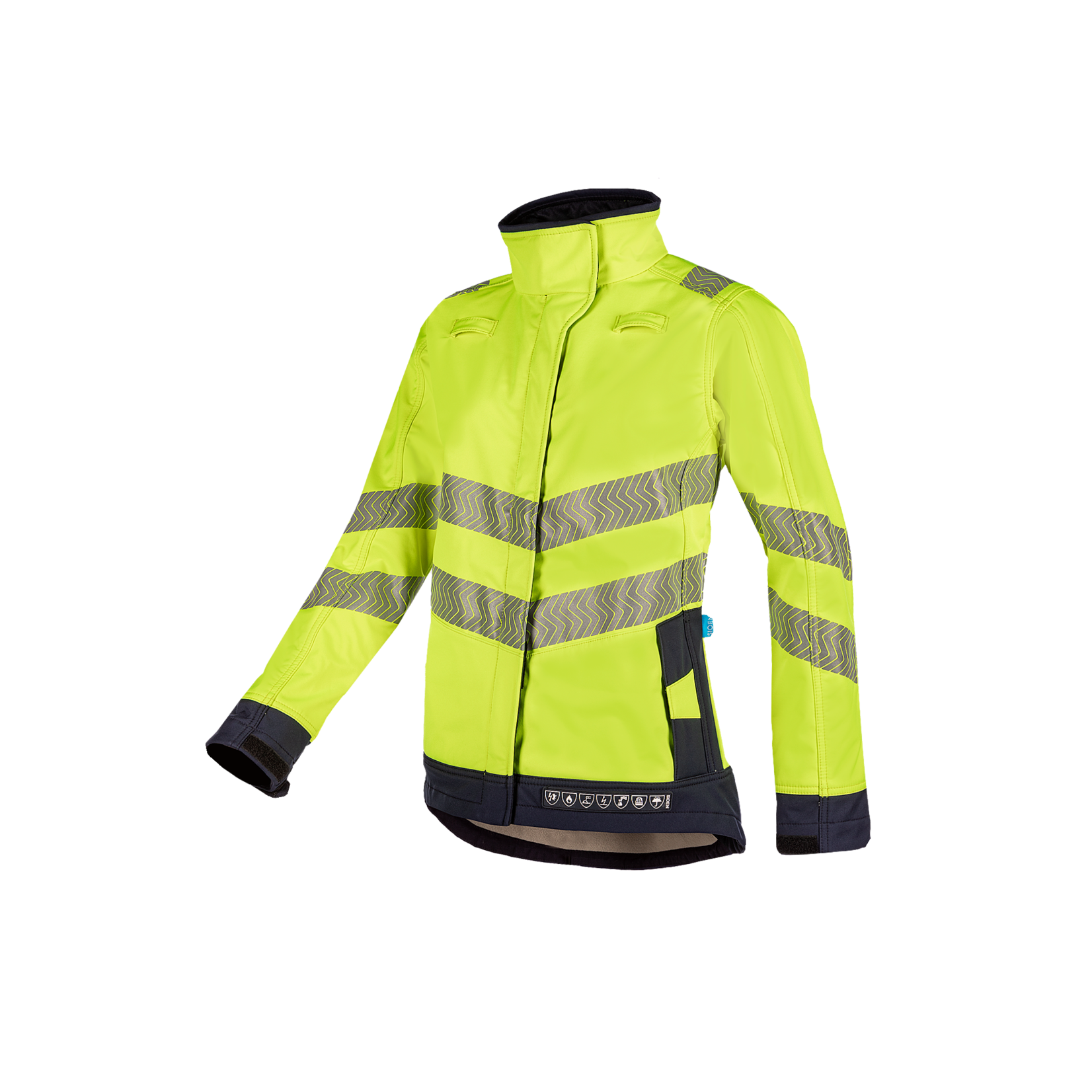 Soioen Heika Hi-vis ladies softshell with ARC protection (all season)