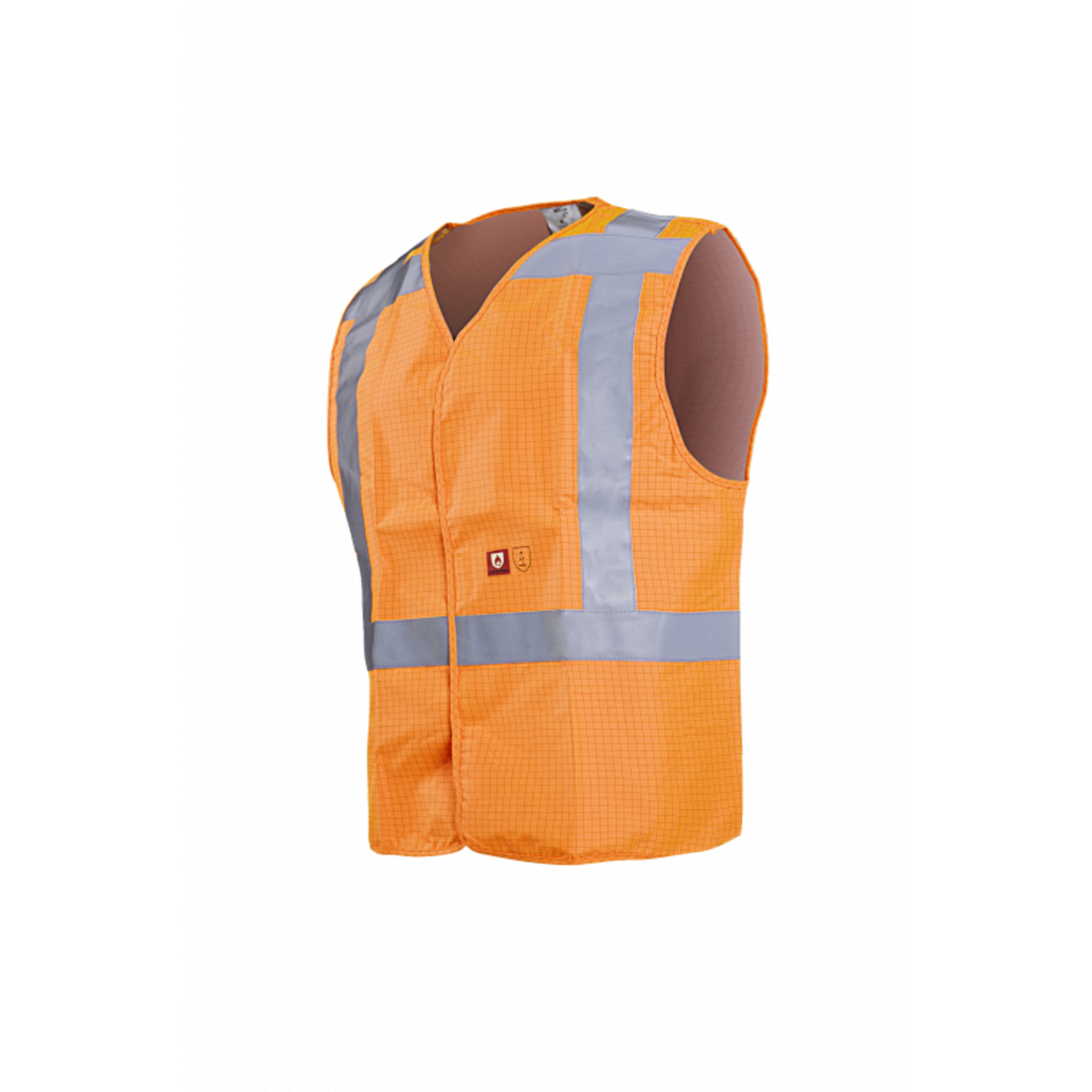 Sioen Raufar Flame retardant and anti-static hi-vis waistcoat