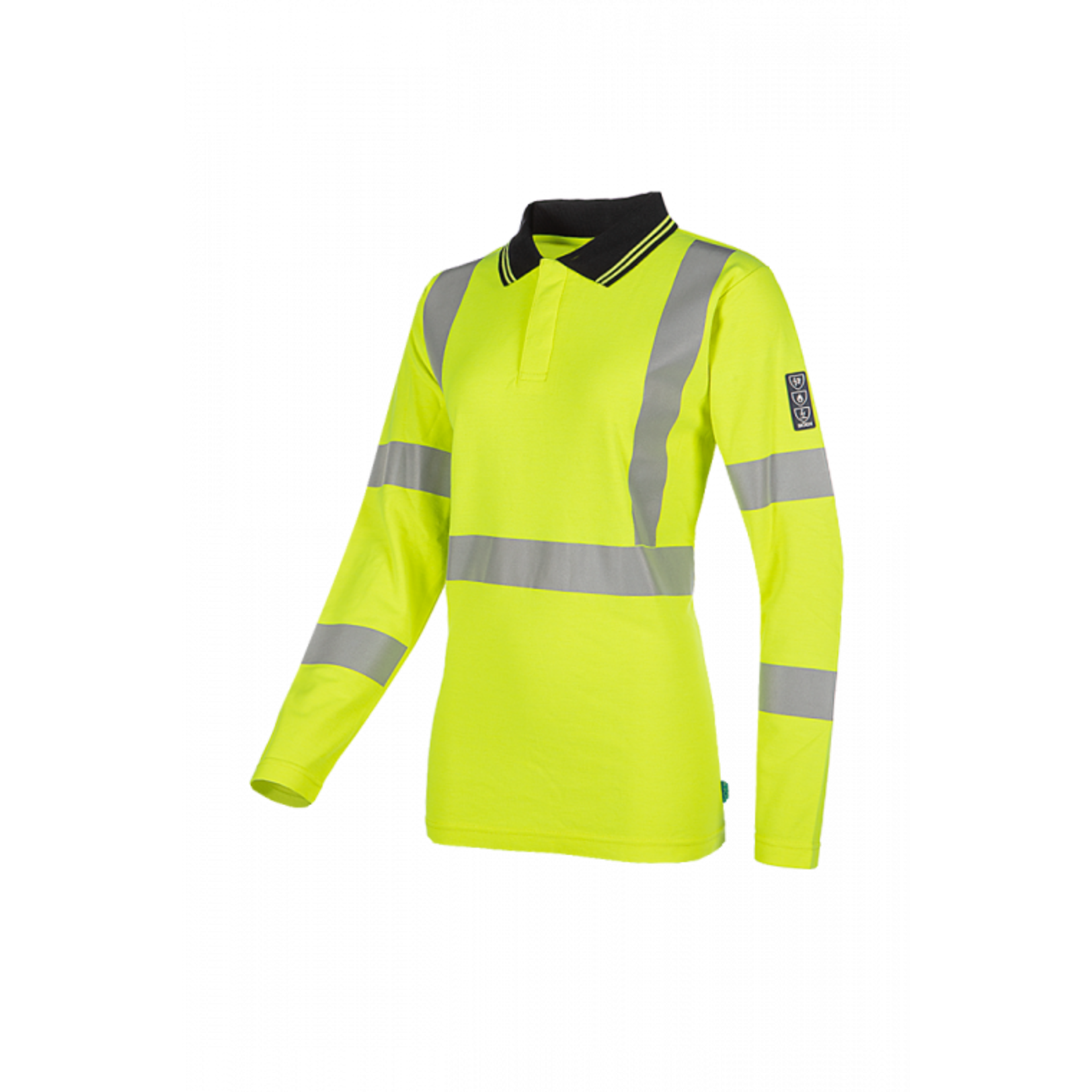 Sioen Augustine Ladies hi-vis polo shirt with ARC protection