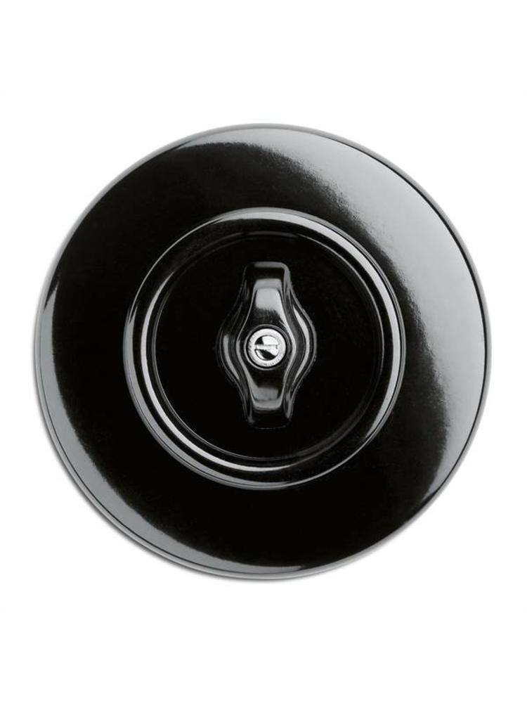 Bakeliet afdekraam inbouw - THPG schakelmateriaal - Retro schakelaar