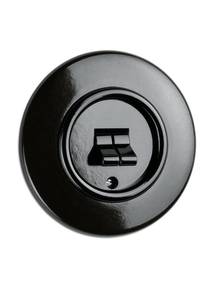 Bakeliet schakelaar inbouw - THPG schakelaar - Retro schakelaar