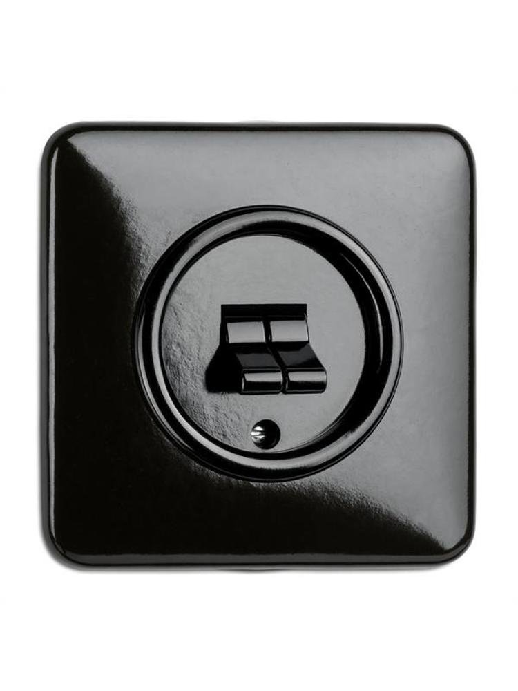 Bakeliet schakelaar inbouw - THPG schakelaar - Retro schakelaar