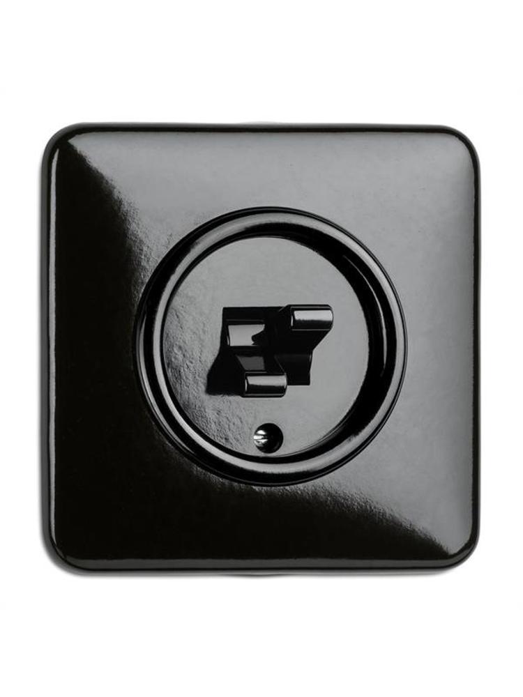 Bakeliet schakelaar inbouw - THPG schakelaar - Retro schakelaar