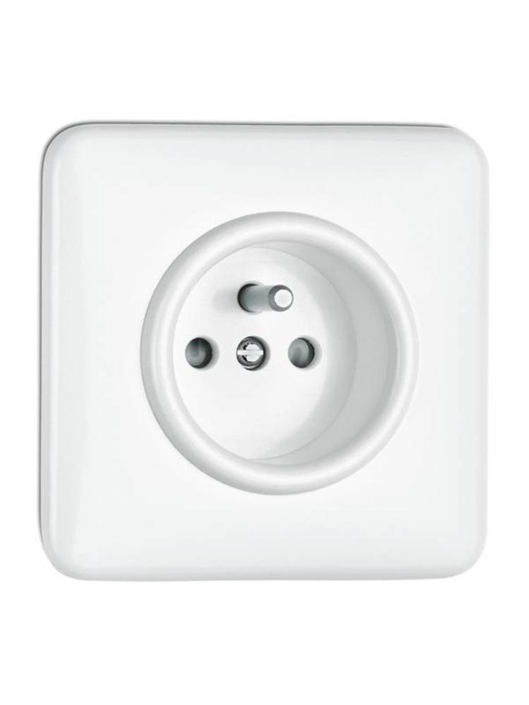 Bakeliet stopcontact inbouw - THPG stopcontact - Retro stopcontact