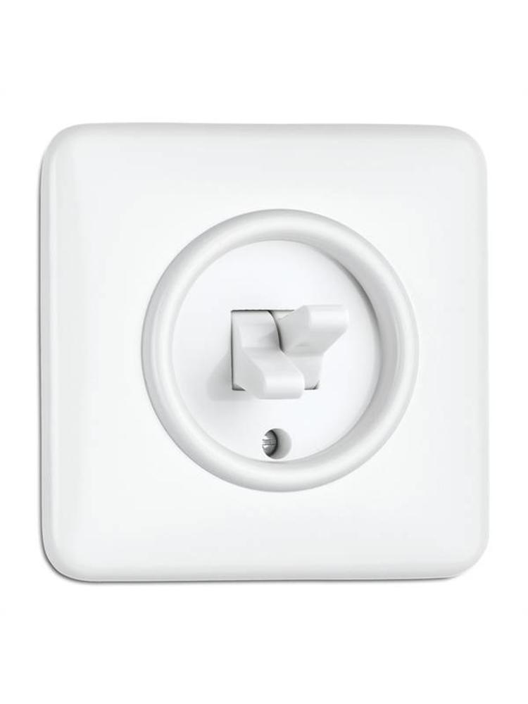 Bakeliet schakelaar inbouw - THPG schakelaar - Retro schakelaar