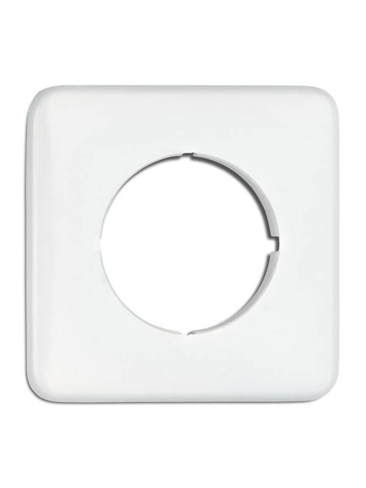 Bakeliet Retro Afdekraam – Vierkant – Inbouw – Gebroken Wit