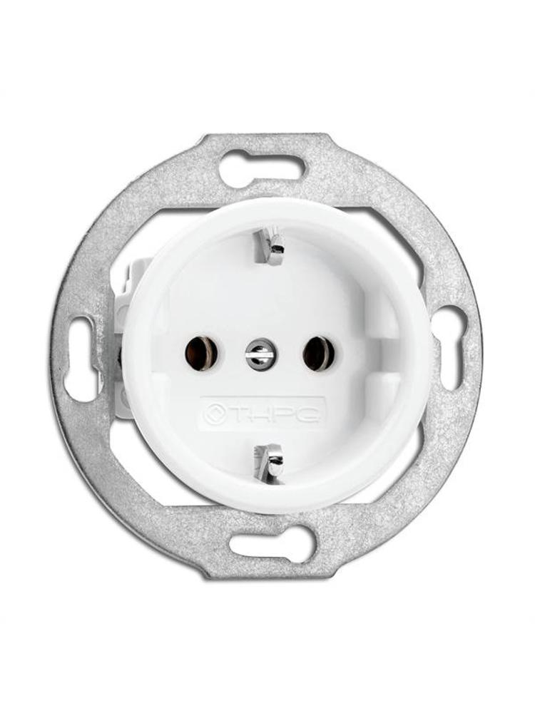 Porselein Inbouw Stopcontact (Wandcontactdoos) – Jaren ’20–’40-stijl
