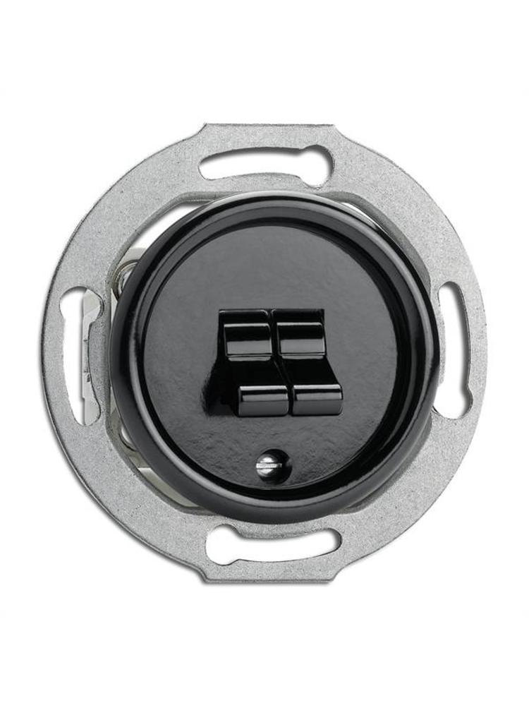 Bakeliet schakelaar inbouw - THPG schakelaar - Retro schakelaar