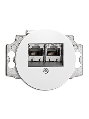 2 x RJ45 data wandcontactdoos 1920