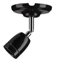 Porselein knikarm lamphouder 1920