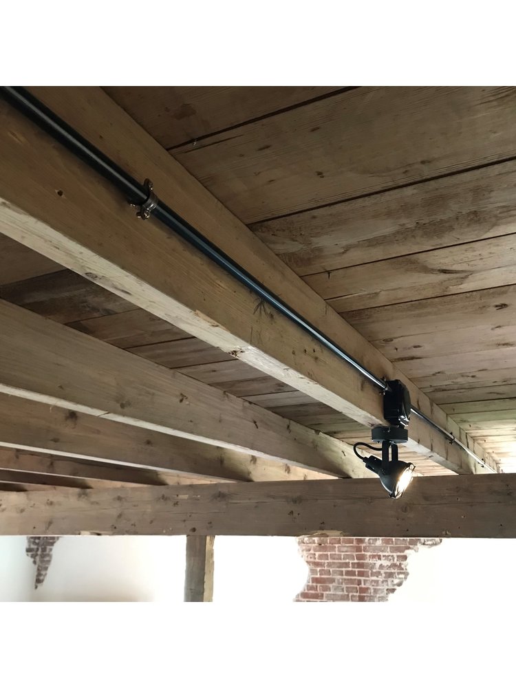 Stalen Elektrabuis 16 mm – Opbouw – Zwart