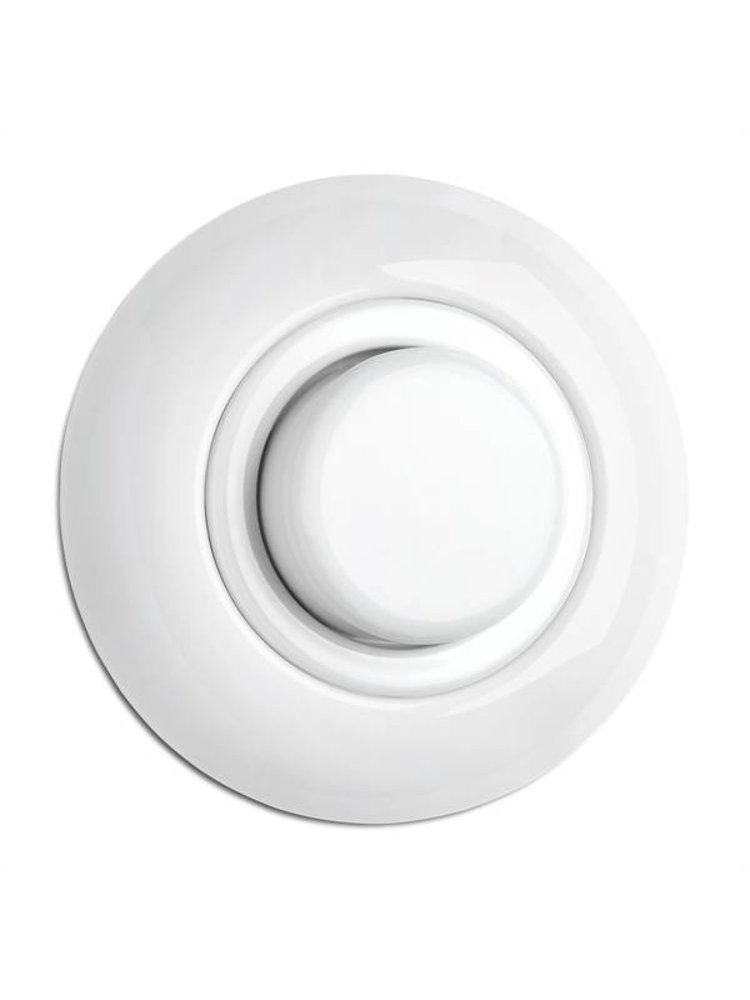 Porseleinen LED-dimmer Inbouw (3–100 W) – Crème Wit – 1920-serie