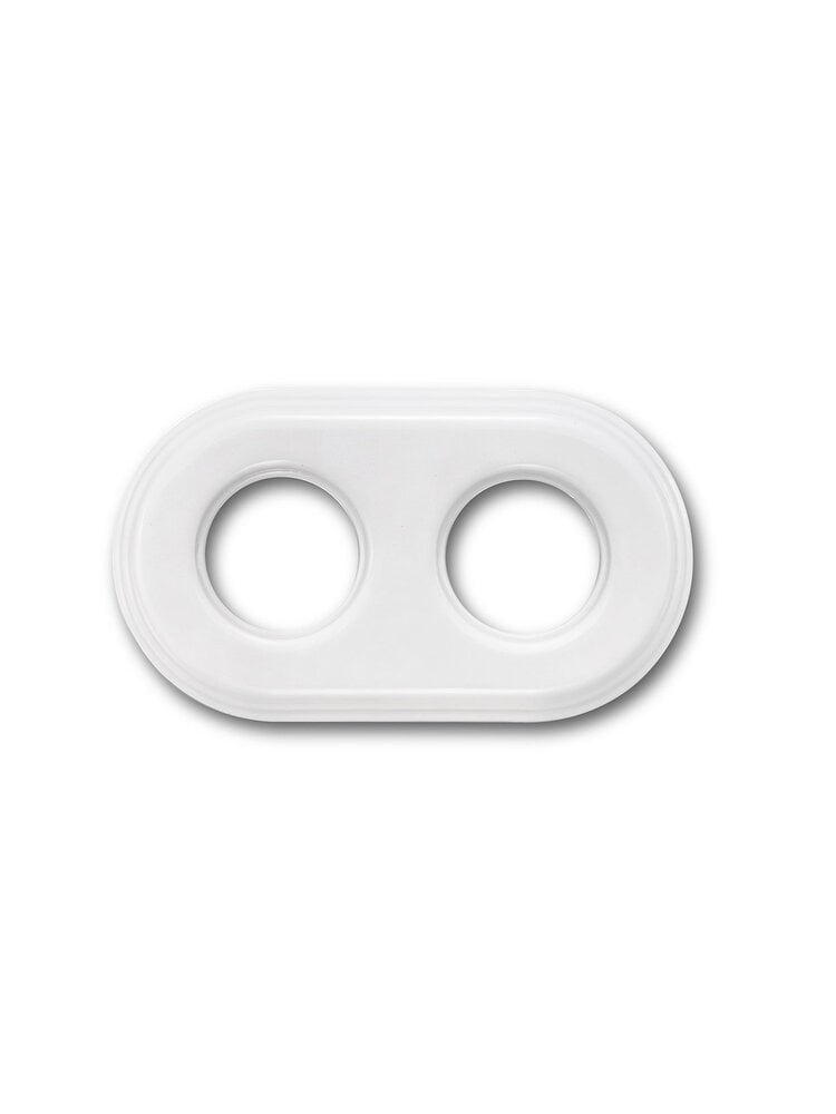 Porselein Dubbel Afdekraam Inbouw – Jaren ’10 – Wit