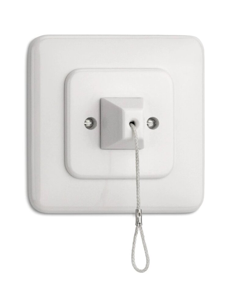 Bakeliet Wisselschakelaar Inbouw – Gebroken Wit – Jaren ’30–’60