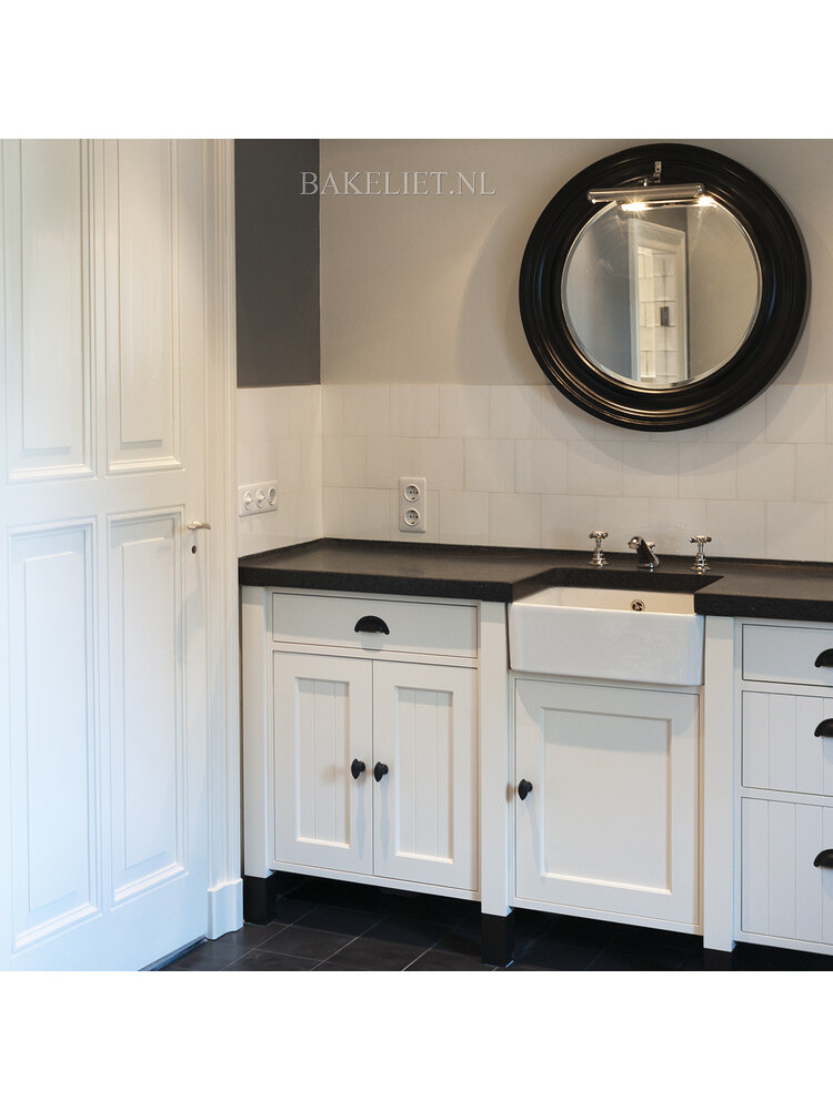 Bakeliet Afdekraam Driedubbel Inbouw – Gebroken Wit – Jaren ’30–’60