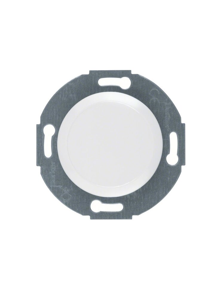 Bakeliet Blindplaat Inbouw (Klikbevestiging) – Gebroken Wit – Jaren ’30–’60