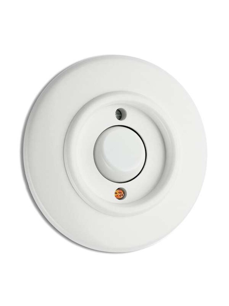 Bakeliet Wisselschakelaar met Controlelampje – Gebroken Wit – Jaren ’30–’60