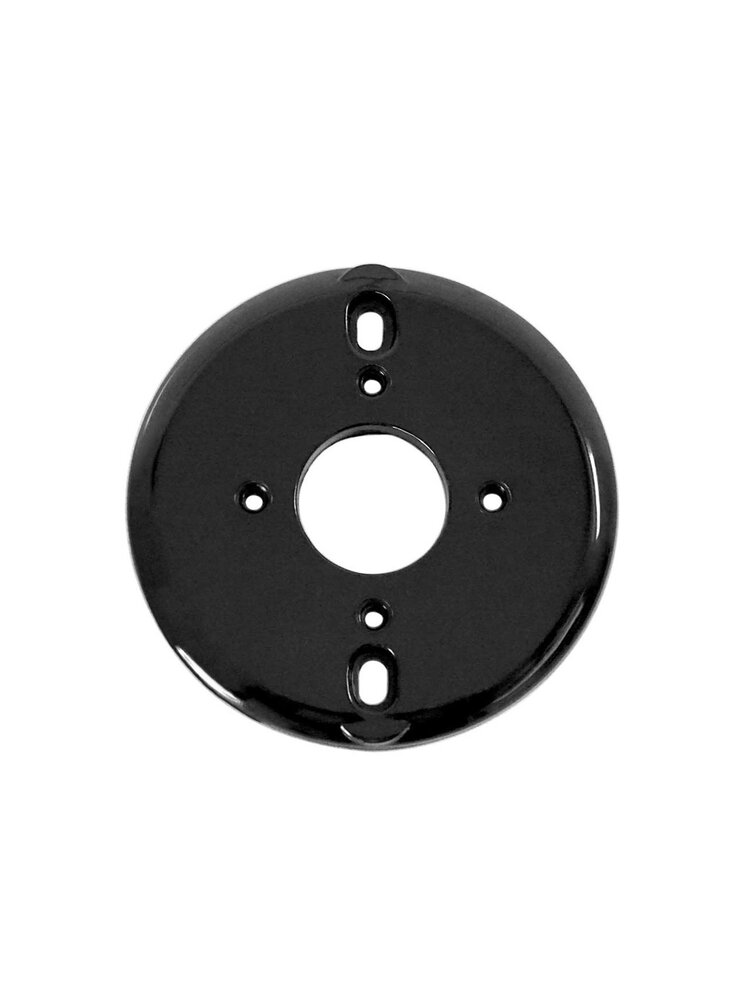 Bakeliet Montageplaat Opbouw – Jaren ’30 – Zwart