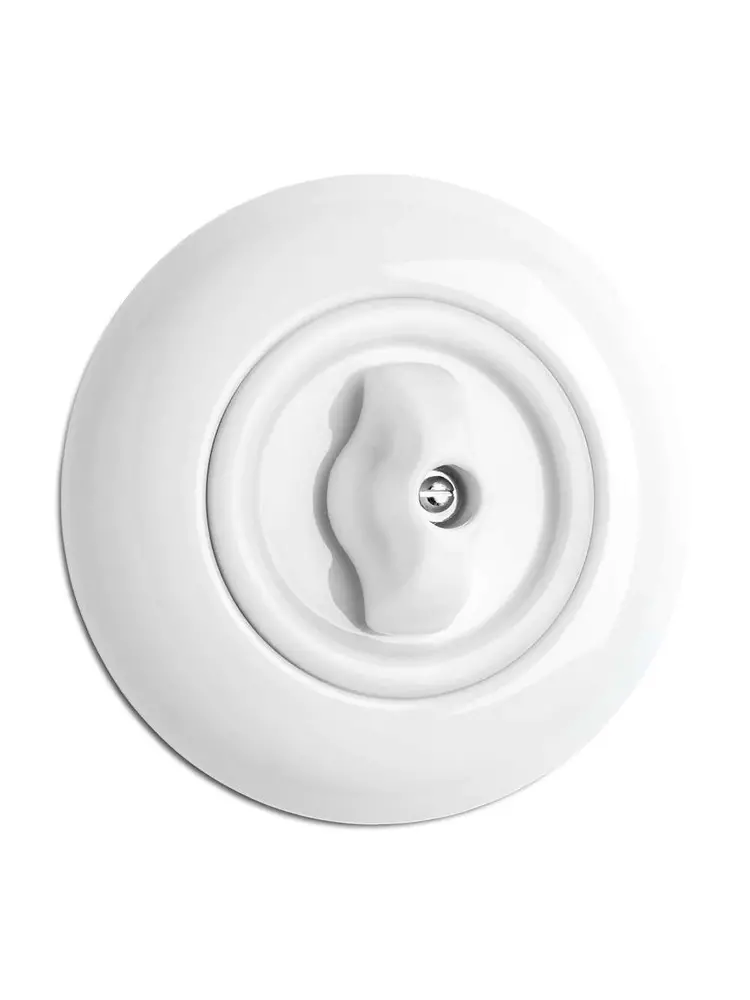 Porselein Afdekraam – Inbouw – Crème Wit – 1920-serie