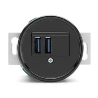 Bakeliet 2 x USB-A oplaadpunt