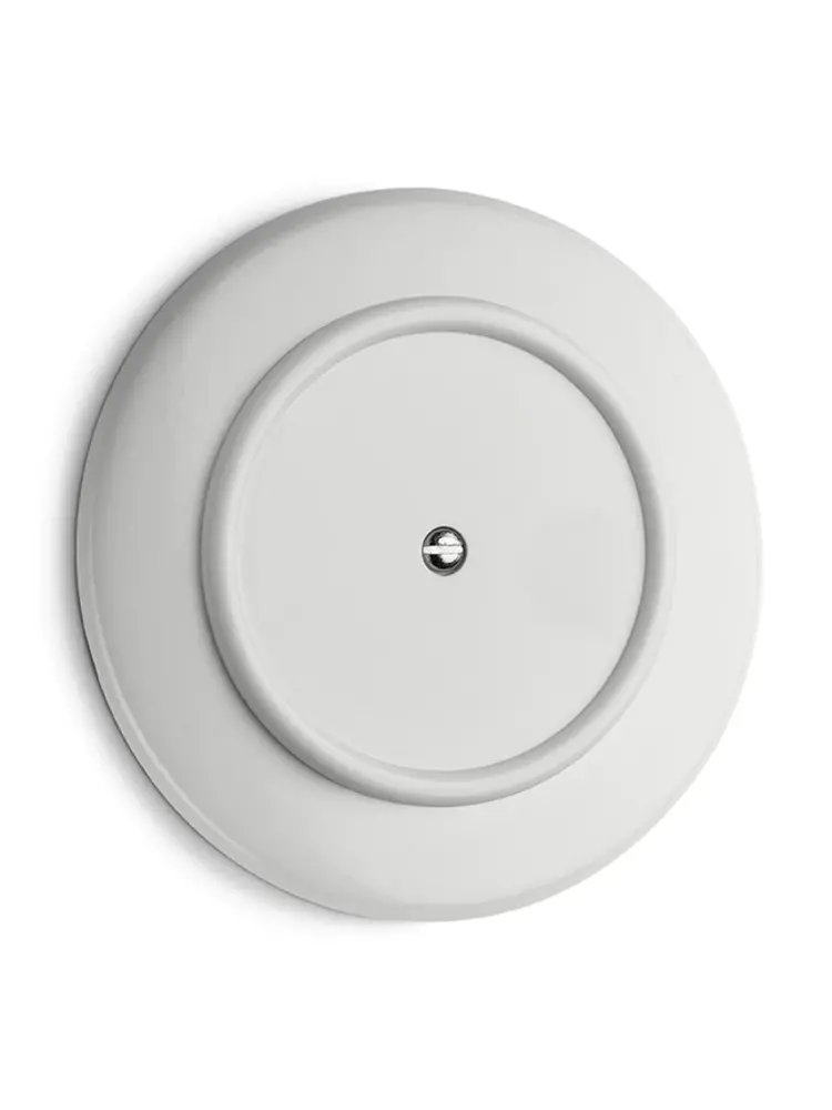 Bakeliet Blindplaat (Schroefbevestiging) – Gebroken Wit – Jaren ’30–’60