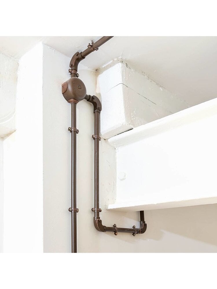 Elektrabuis Staal 20 mm – Opbouw – Roestkleur