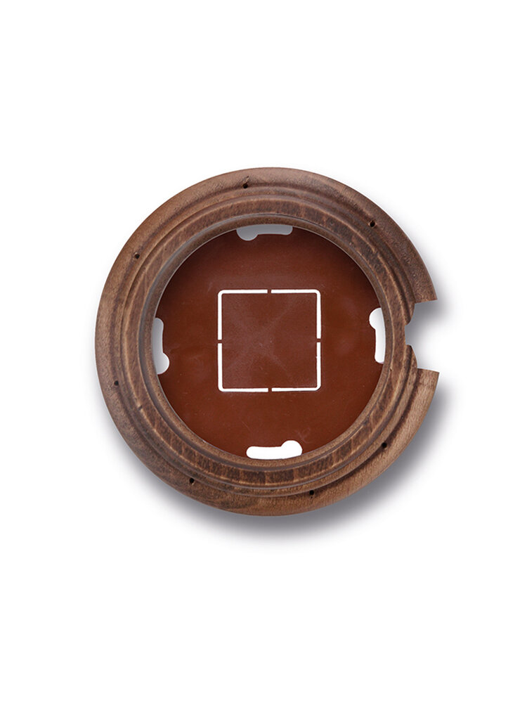 Oud houten Montageplaat met Hoge Rand – 1910/1930-serie