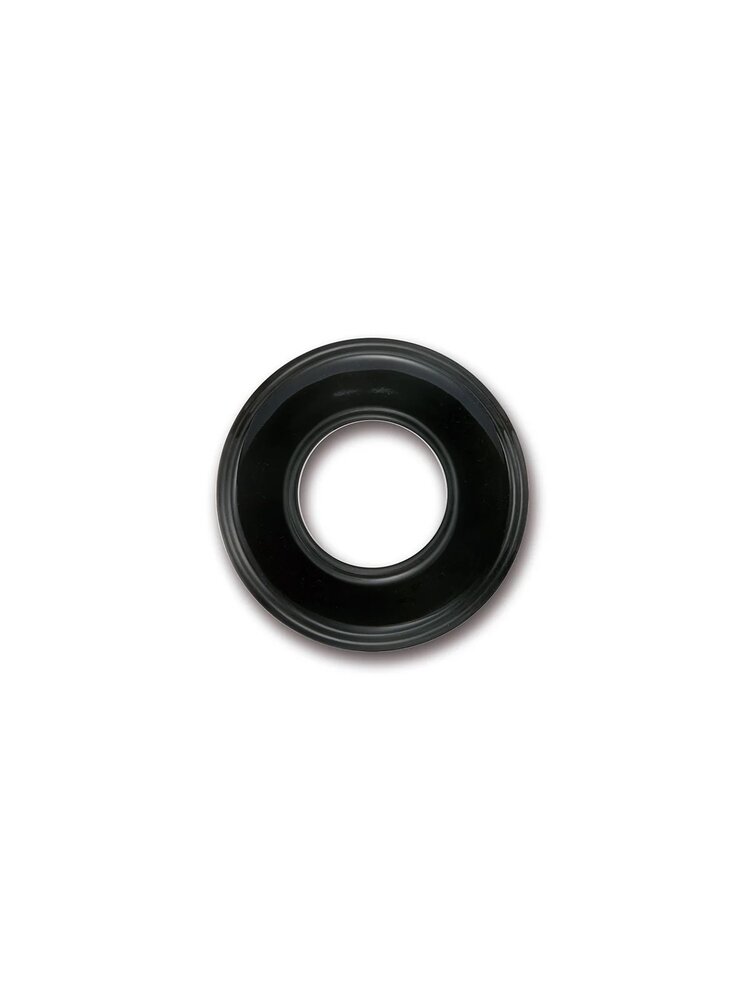 Porseleinen Afdekraam – Inbouw & Opbouw – Jaren ’10-stijl – Zwart