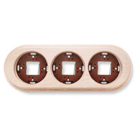 Beukenhouten montageplaat driedubbel 1920