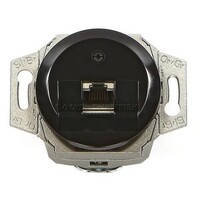 Bakeliet data wandcontactdoos 1 x RJ45 (afgeschermd)