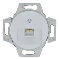 Bakeliet data wandcontactdoos 1 x RJ45