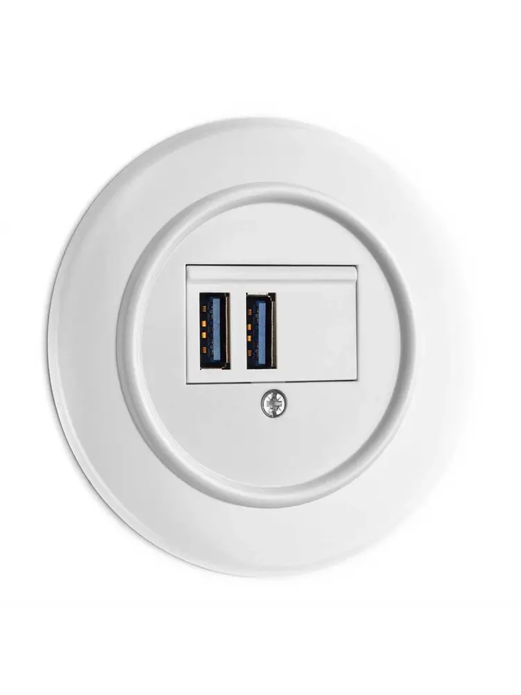 Bakeliet stopcontact inbouw - THPG stopcontact - Retro stopcontact